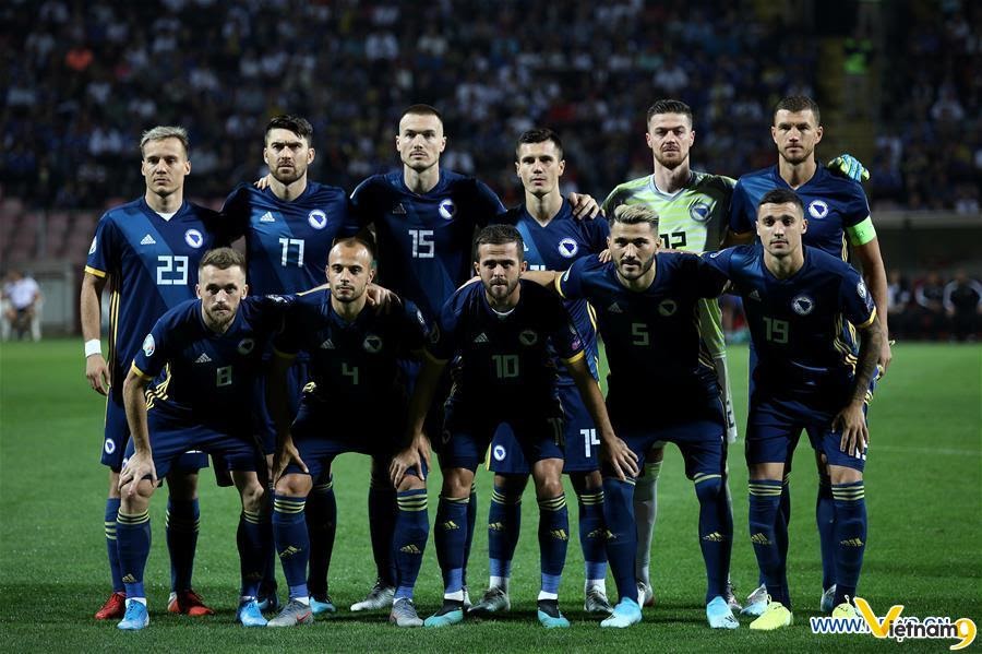 Đội hình mạnh nhất của đội tuyển Bosnia