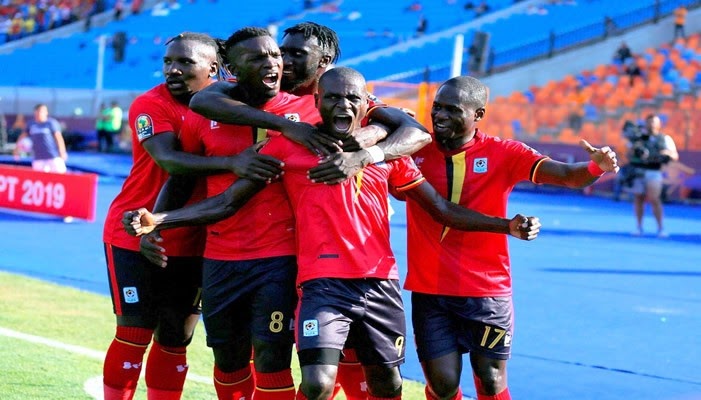 Các cầu thủ Malawi ăn mừng chiến thắng