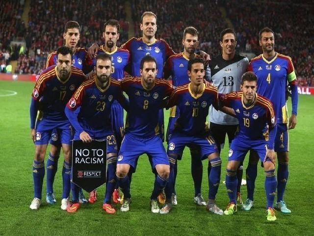 Hình ảnh của đội tuyển quốc gia Andorra trên sân cỏ