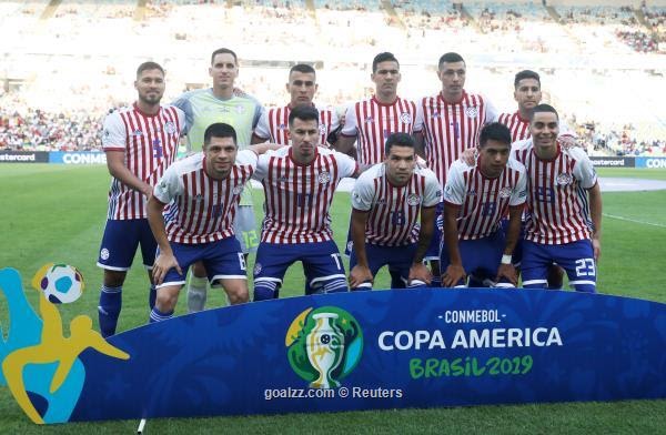 Đội tuyển Paraguay ở Copa America năm 2019.