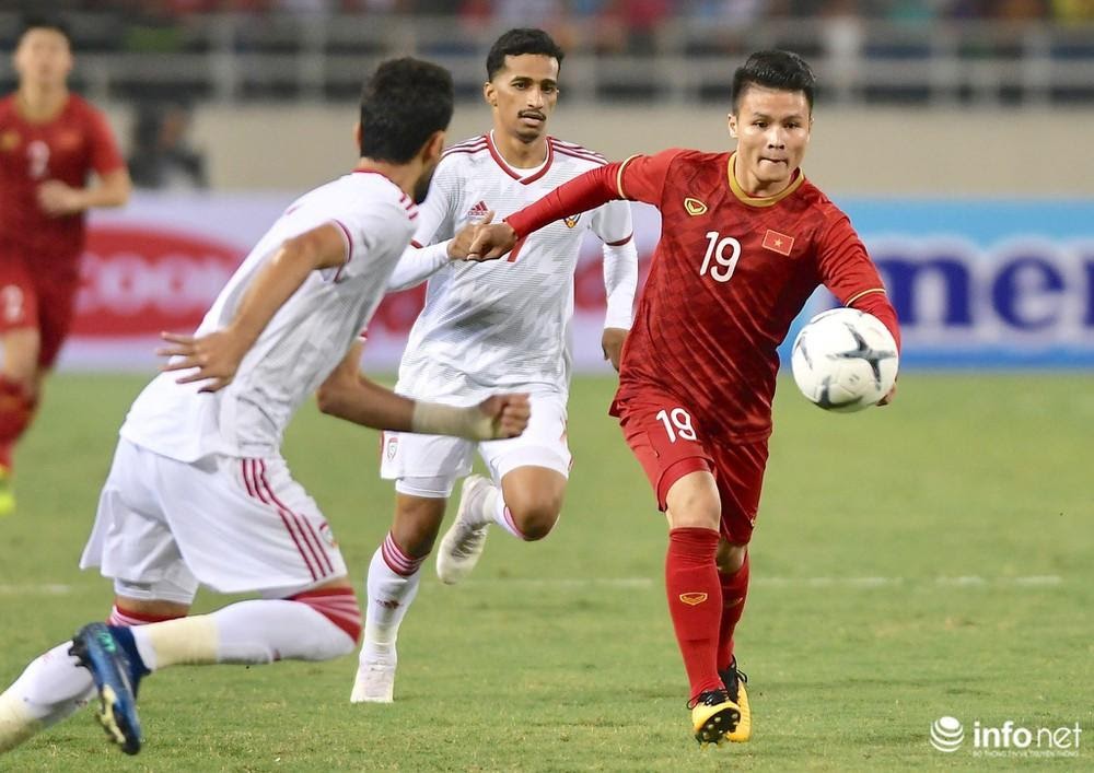 UAE tại vòng loại WC 2020 đã bị Việt Nam đánh bại với tỉ số 1-0
